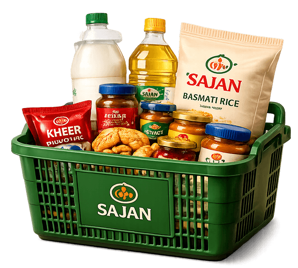 Sajan Group Premium Filled Grocery Basket